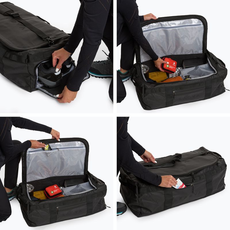 Taška Duffel Bag KADVA 2v1 Alltaker 60 l čierna 11