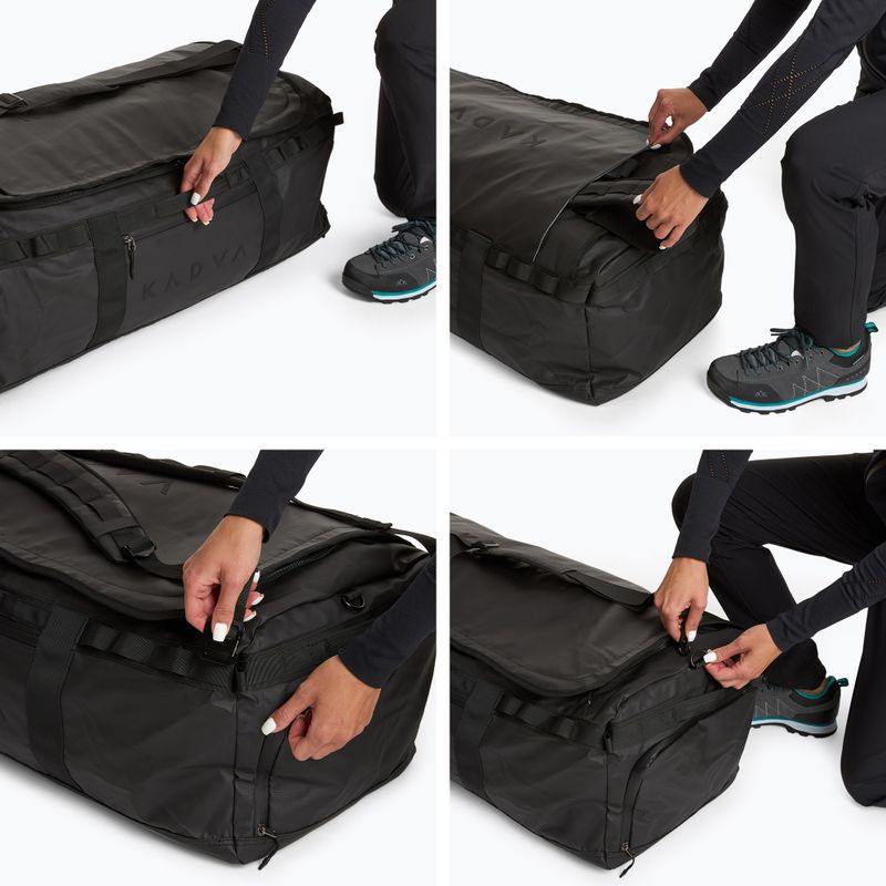 Taška Duffel Bag KADVA 2v1 Alltaker 90 l čierna 12