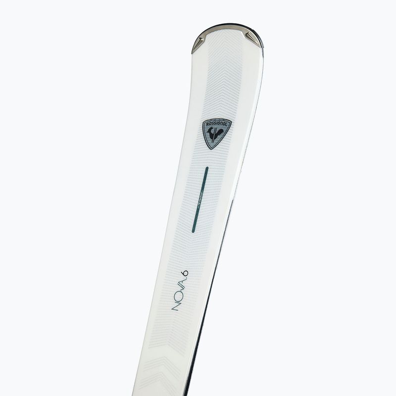 Dámske zjazdové lyže + viazanie Rossignol Nova 6 + Xpress W 11 GW white sparkle 3