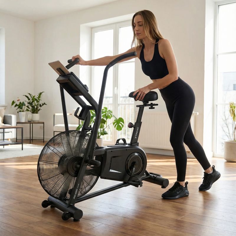 Veslovací trenažér XTREXO MB400 black 5