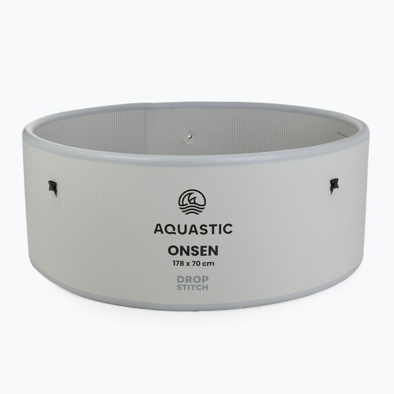 Bazén nafukovací AQUASTIC ONSEN drop stitch 1200 l 178 cm šedý 5
