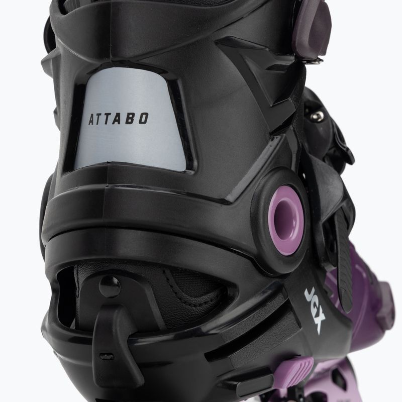 Detské nastaviteľné kolieskové korčule ATTABO JGX purple 11