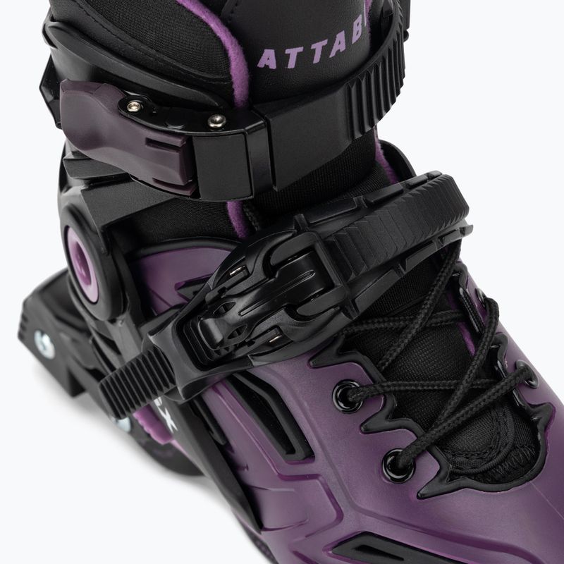 Detské nastaviteľné kolieskové korčule ATTABO JGX purple 12
