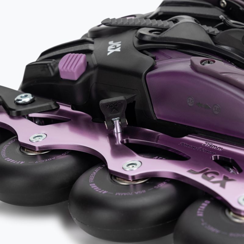 Detské nastaviteľné kolieskové korčule ATTABO JGX purple 16