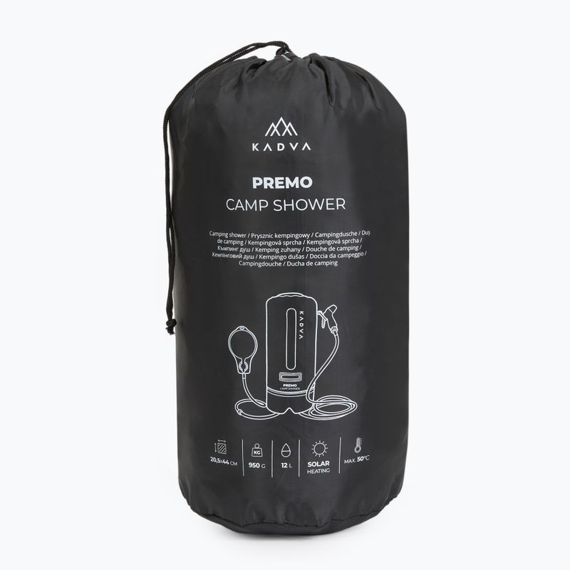 Kempingová sprcha KADVA Premo black 9