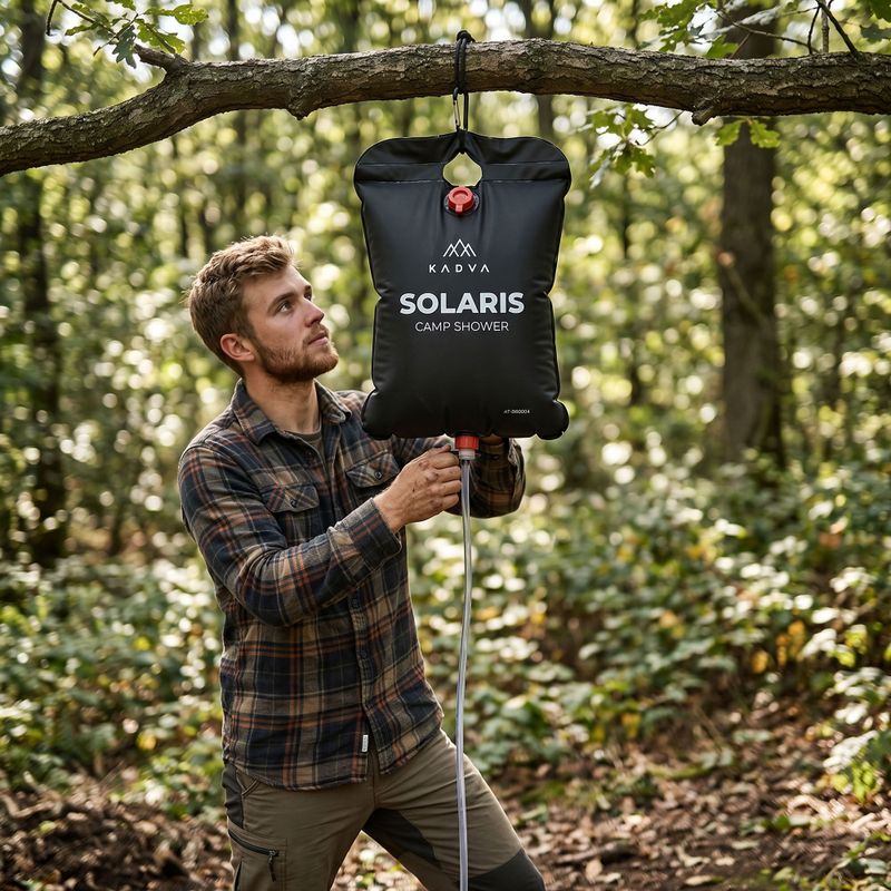Kempingová sprcha KADVA Solaris black 10