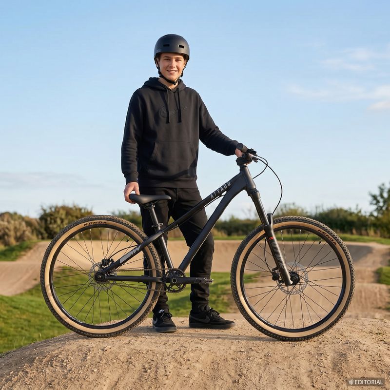 Juniorský dirtový bicykel ATTABO PERT 3.0 26" black 3