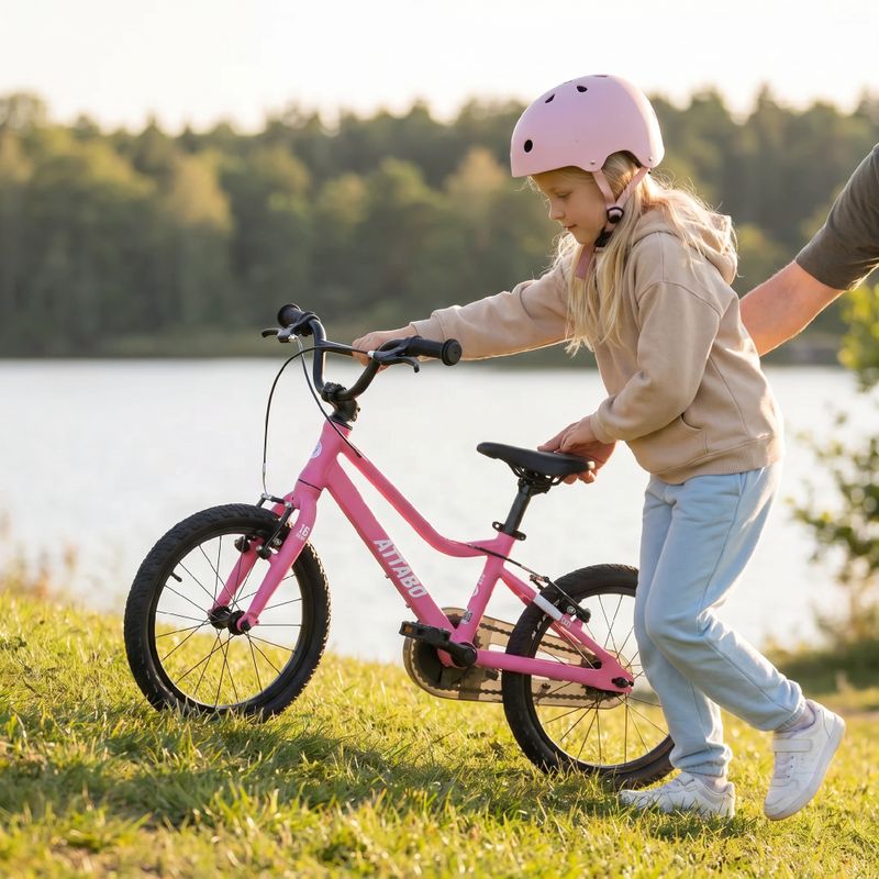 Detský bicykel ATTABO EASE 16" 6,4 kg Gen 2 ružový 3