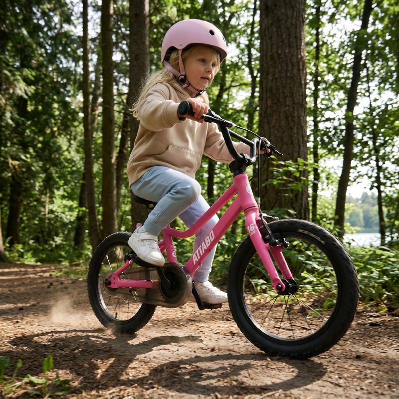Detský bicykel ATTABO EASE 16" 6,4 kg Gen 2 pink 6