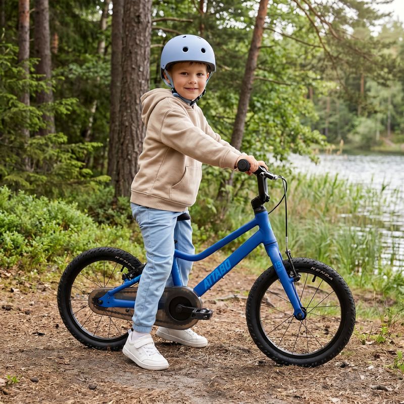 Detský bicykel ATTABO EASE 16" 6,4 kg Gen 2 modrý 7