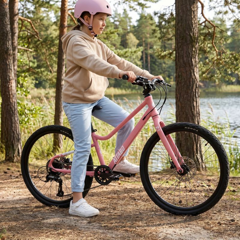 Detský bicykel ATTABO EASE 24" 9,2 kg Gen 2 pink 4