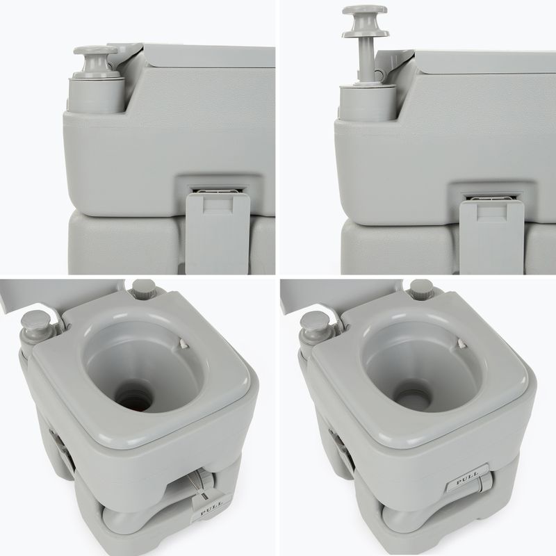 Turistická toaleta KADVA Throno grey 15