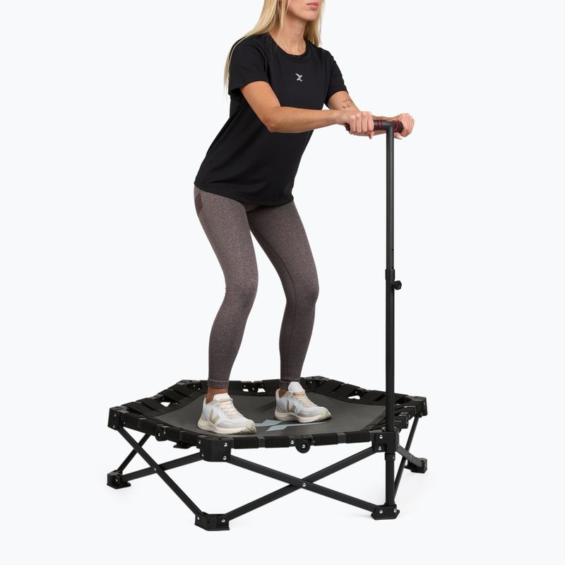 Trampolína XTREXO Hop&Side skladacia čierna 14