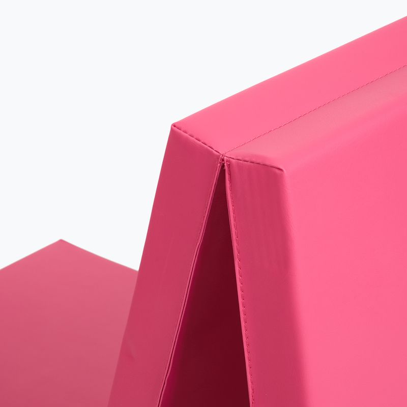 Skladací gymnastický matrac TREXO 180 x 60 x 5 cm pink 8