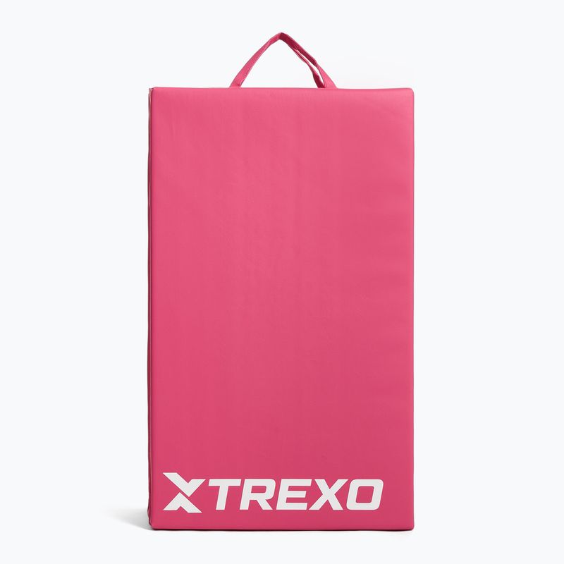 Skladací gymnastický matrac TREXO 195 x 80 x 5 cm pink 5