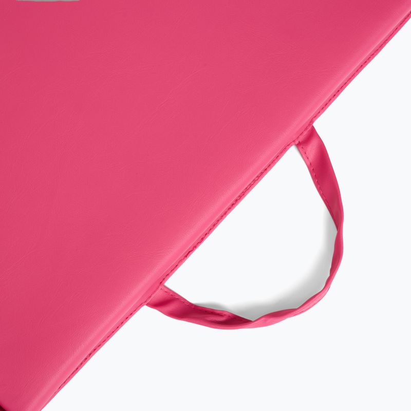 Skladací gymnastický matrac TREXO 195 x 80 x 5 cm pink 9
