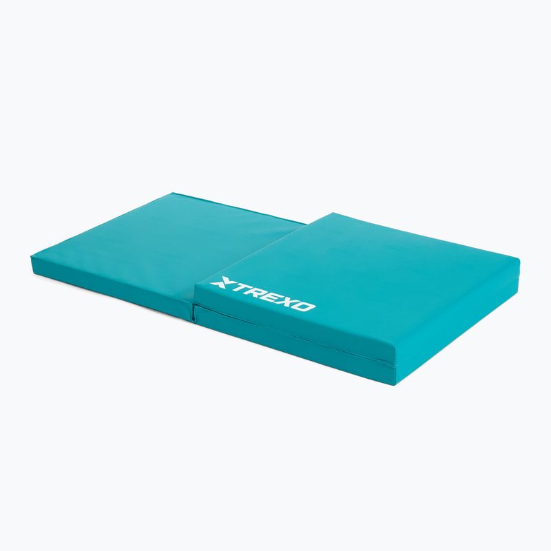 Skladací gymnastický matrac TREXO 180 x 60 x 5 cm green 3