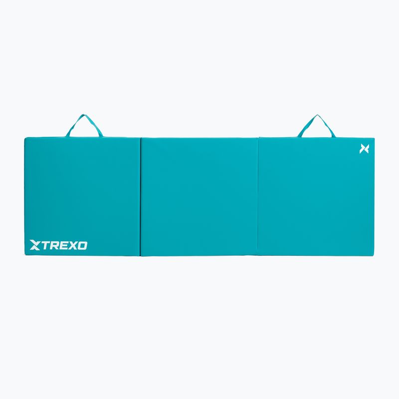 Skladací gymnastický matrac TREXO 180 x 60 x 5 cm green 6