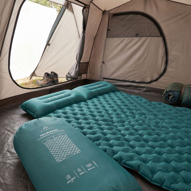 Matrac nafukovací KADVA Doublerest zelený 10