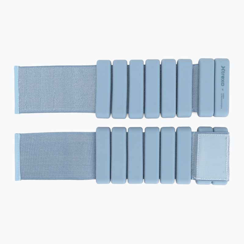Závažia na členky a zápästia XTREXO x Anna Lewandowska Bangles 210 Azul Bruma 4
