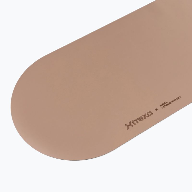Podložka na cvičenie a jogu XTREXO x Anna Lewandowska play mat 183x61 Milktea 3
