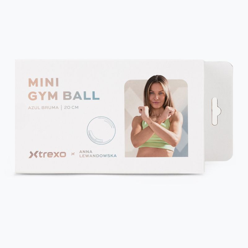 Malá gymnastická lopta XTREXO x Anna Lewandowska ball 20cm Azul Bruma 8