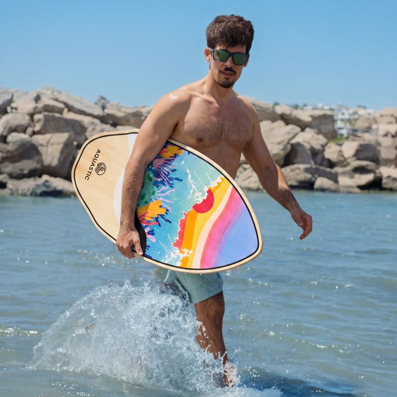Skimboard AQUASTIC Lagoon 39" colorful 3