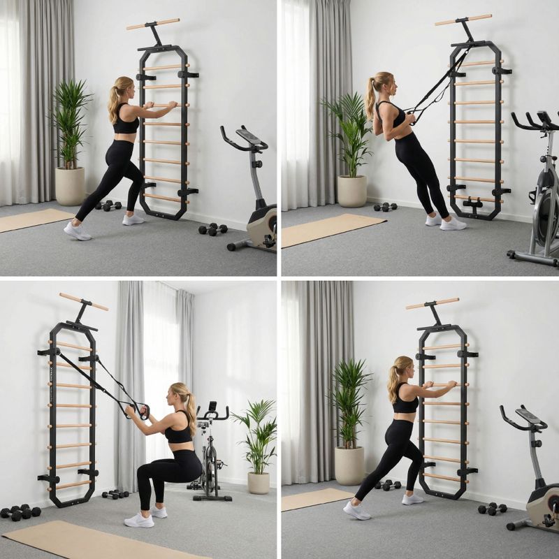 Gymnastická rebrina XTREXO MULTICORE PRO black 5