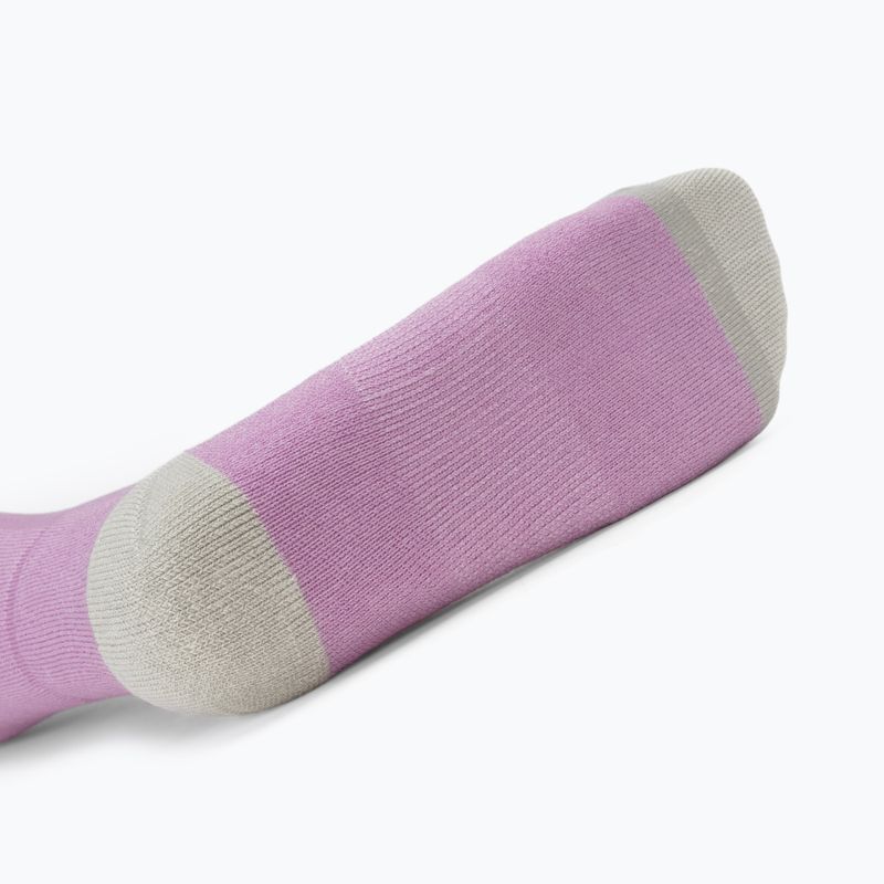 Dámske lyžiarske ponožky Woolcano SCK1096 Szary/Różowy 4