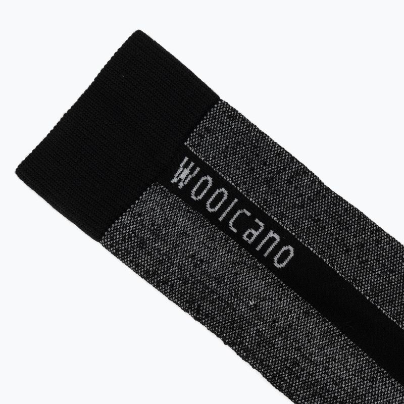 Pánske lyžiarske ponožky Woolcano SCK1097 czarny/szary 3