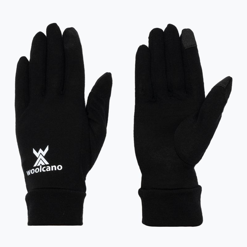 Detské rukavice Woolcano GLV1105 Czarny