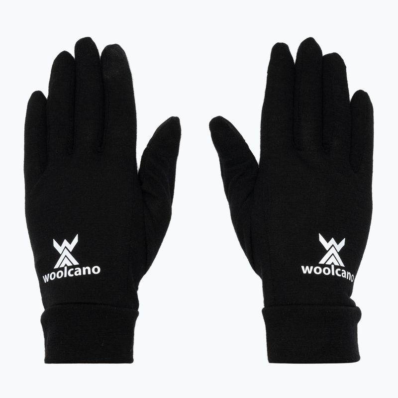 Detské rukavice Woolcano GLV1105 Czarny 2