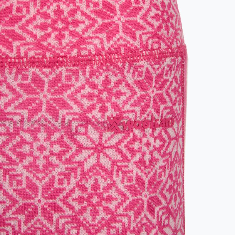 Dámska termo súprava Woolcano SET1121 Pink 10