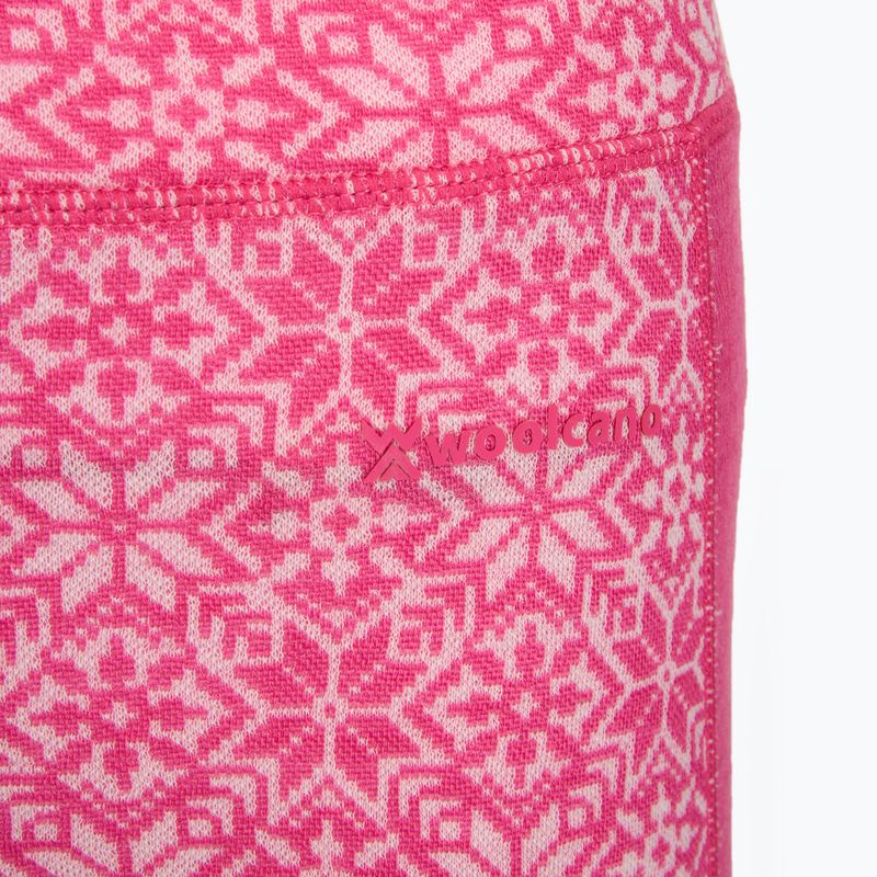 Dámska termo súprava Woolcano SET1109 Pink 10
