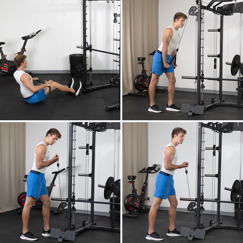 Posilňovacia veža XTREXO Hector Commercial black 4