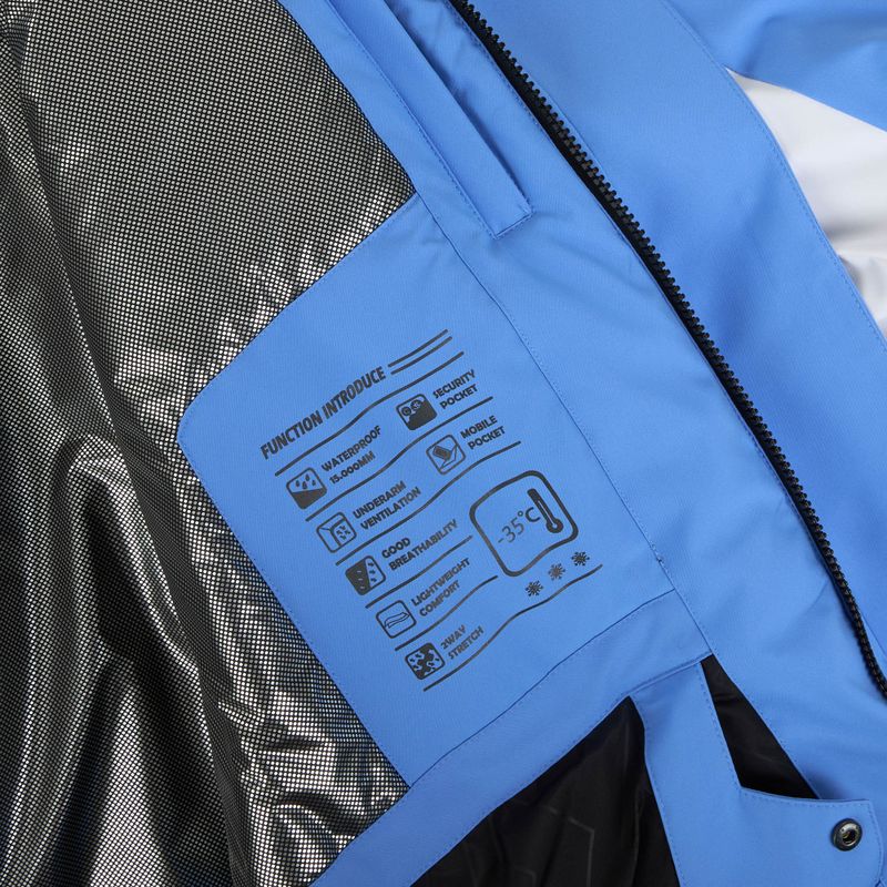 Pánska lyžiarska bunda DISUMER Peak JKT blue/white 12