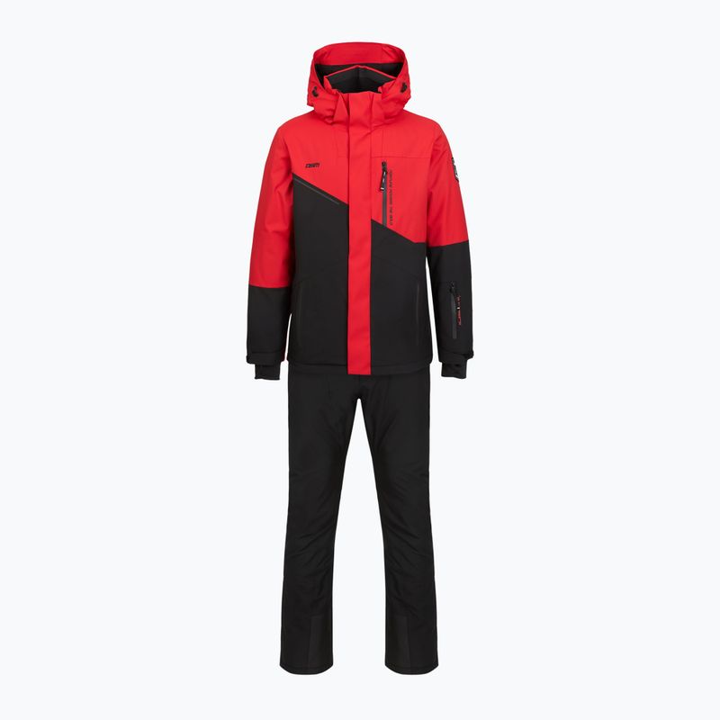 Pánsky lyžiarsky set DISUMER Pinnacle Set black/red