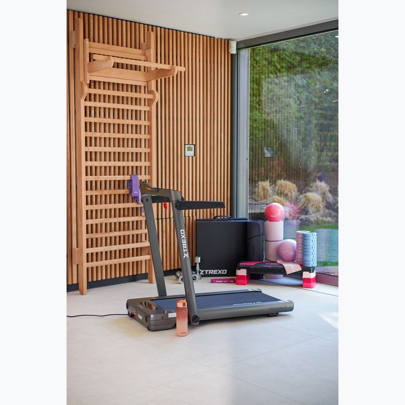 Elektrický bežecký pás XTREXO TXO-W225 strieborný 14