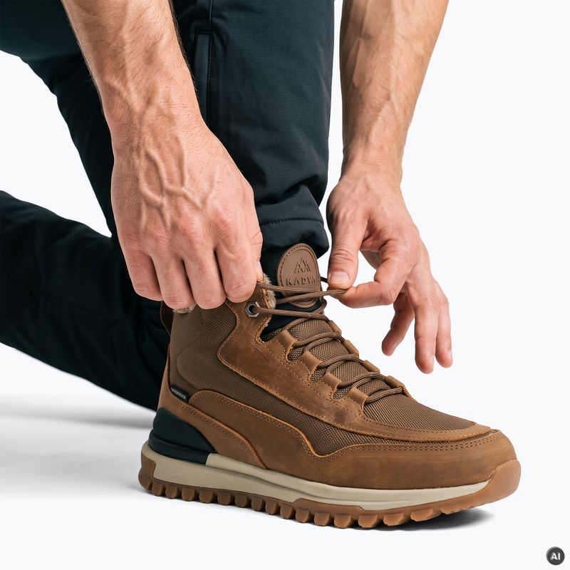 Pánske snehule KADVA TANRIS MID WP Brown 4