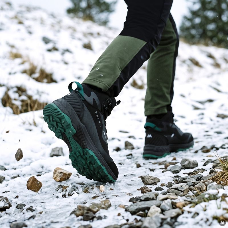 Pánske snehule KADVA ROCKY MID WP SOFTSHELL čierne 12