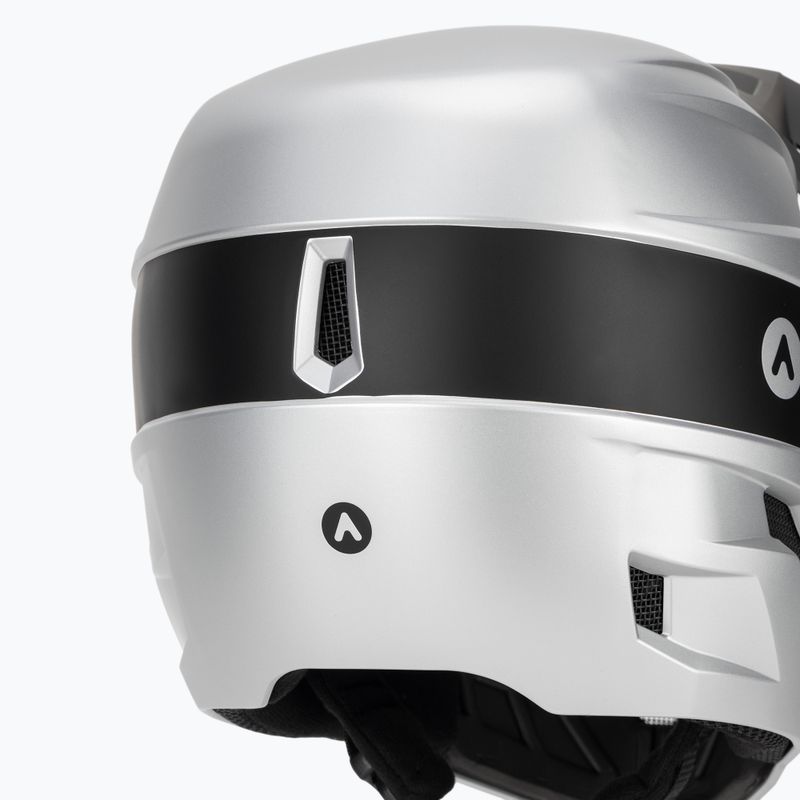 Cyklistická prilba ATTABO State 1.0 full face silver 8