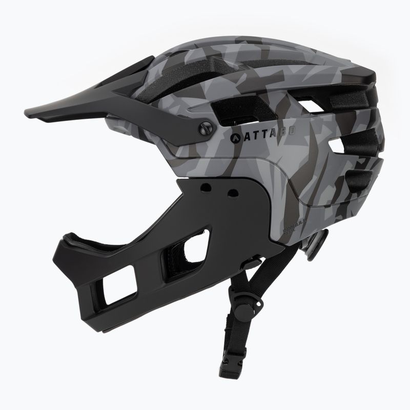 Cyklistická prilba ATTABO  State 2.0 full face gray 3