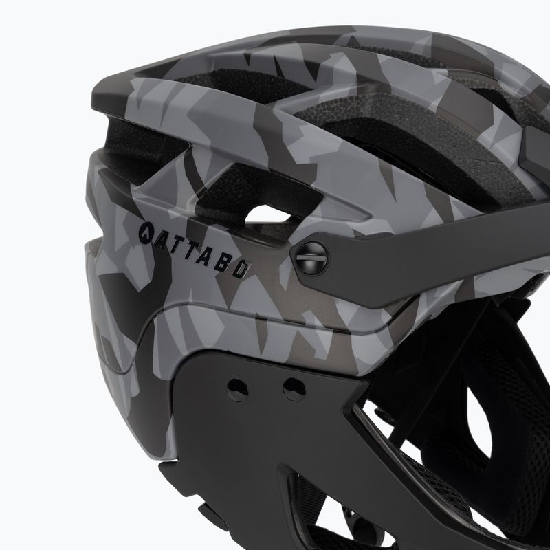 Cyklistická prilba ATTABO  State 2.0 full face gray 10