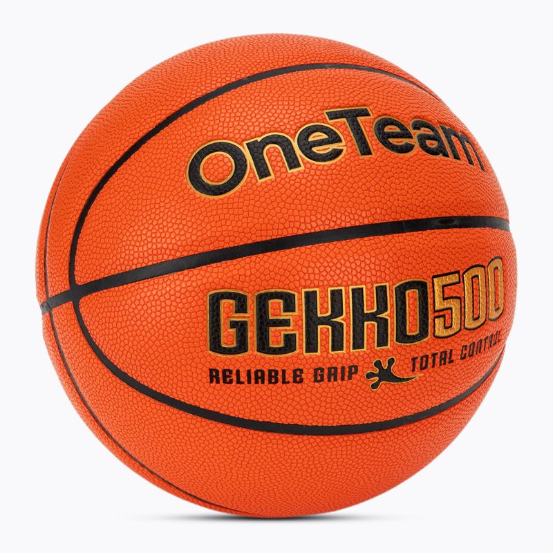 Basketbalová lopta OneTeam GEKKO 5 orange 2