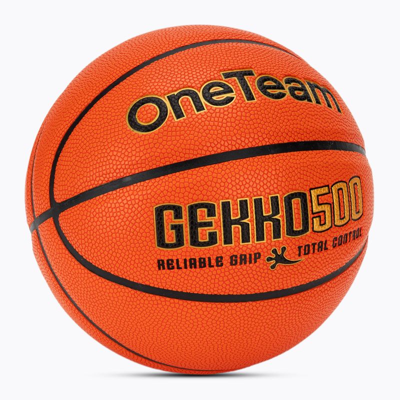 Basketbalová lopta OneTeam GEKKO 7 orange 2