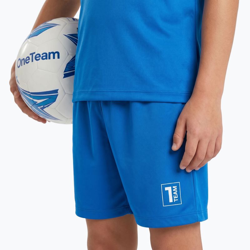 Detská futbalová súprava OneTeam Precision Set tričko a šortky modrá 5