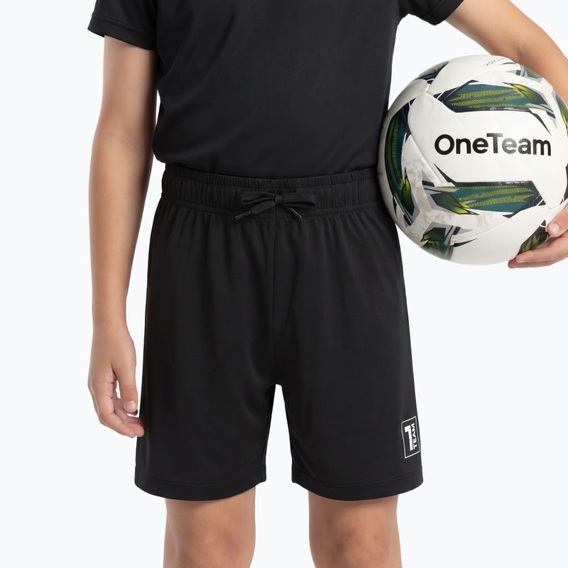 Detská futbalová súprava OneTeam Precision Set tričko a šortky čierna 5
