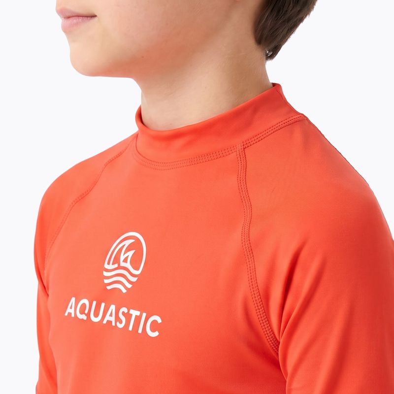 Detské tričko AQUASTIC Rimos UV 50+ UPF orange 4