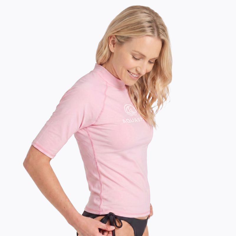 Dámske tričko AQUASTIC Rimos WMNS UV 50+ UPF pink 4