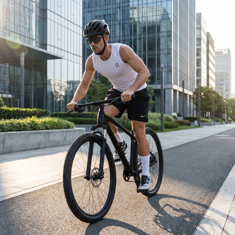 Pánske cyklistické tričko ATTABO Essential 2 pcs. white 13